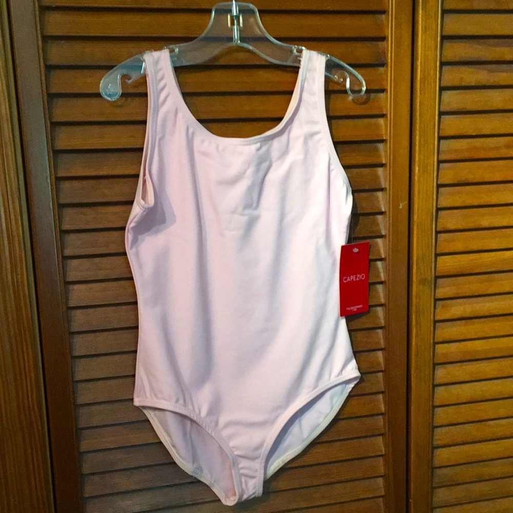 Leotard Tank style Pink Capezio Child Large NWT